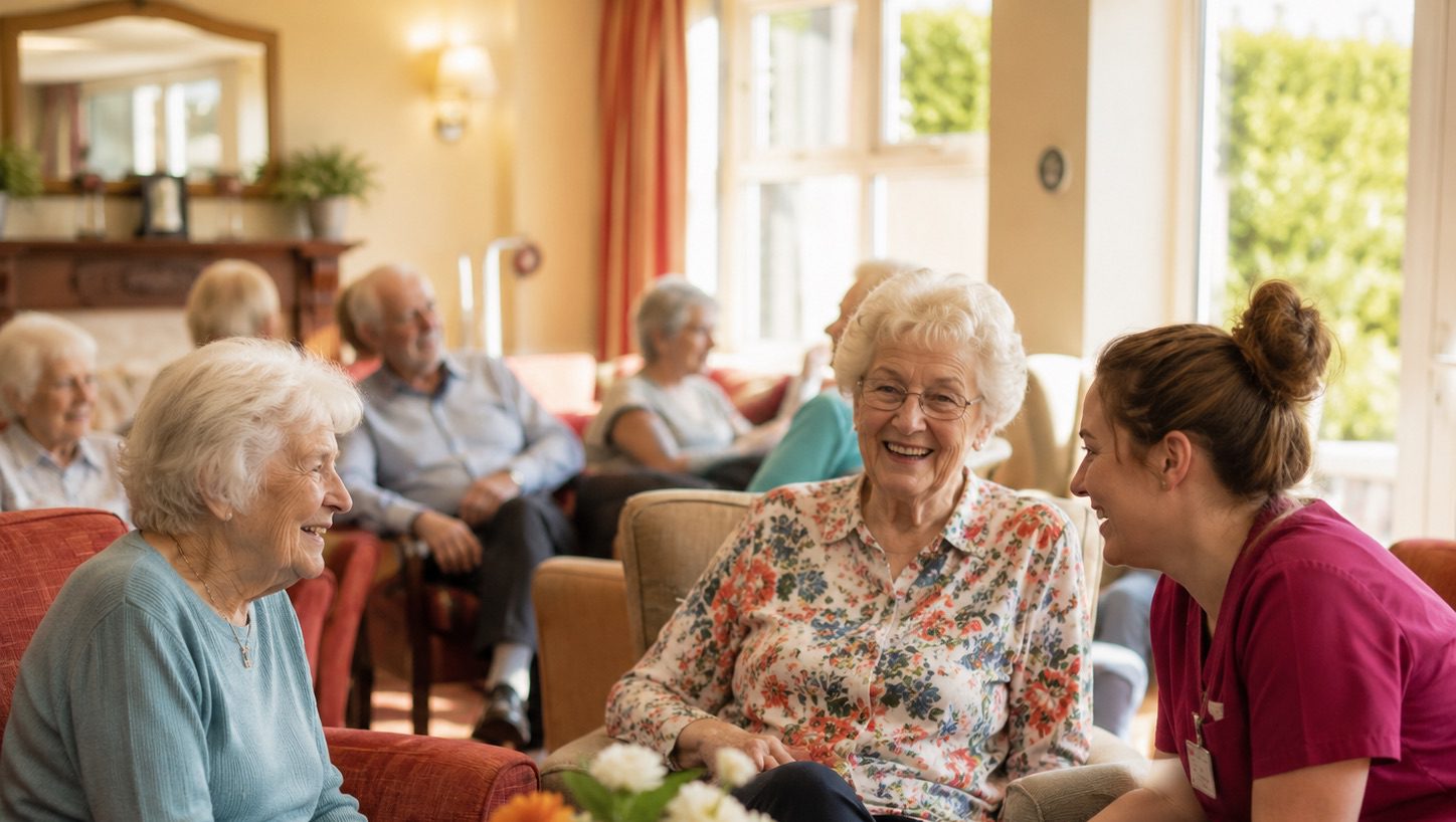Burleigh House care home building, serving families across Hertfordshire